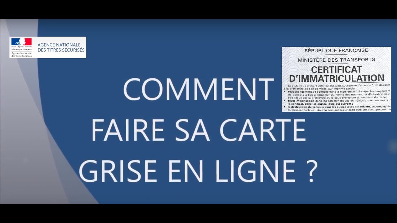 obtenez votre carte grise en ligne rapidement et facilement. simplifiez vos démarches administratives grâce à notre service sécurisé, accessible 24/7. profitez d'un processus rapide, sans déplacement et sans stress.